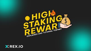 Rex.io - Explained and Testnet App #rexcontest screenshot 2