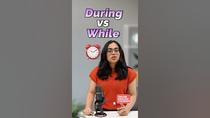 During' vs 'While': Never Make This Common Mistake Again! | English Grammar with Ananya #letstalk