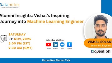Vishal’s Inspiring Journey into Machine Learning Engineer
