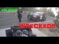 First Motorcycle CRASH!!! Cool Cop!