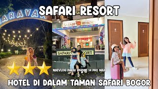 Safari Resort Deluxe room Hotel di Taman Safari Bogor terbaru 2023 - ngevlog pakai iphone 14 pro max