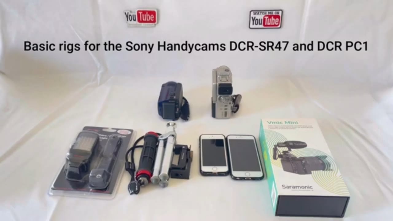 Базовые риги для камер Sony Handycam DCR SR47 и DCR PC1
