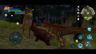 TRex melawan Giganotosaurus Besar