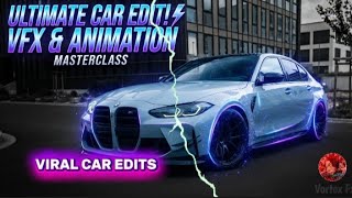 Ultimate BMW M5 Car Edit Tutorial | Pro VFX, Neon Glow & CapCut Masterclass