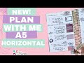 New! PLAN WITH ME | A5 FLORA HORIZONTAL | ERIN CONDREN 2021