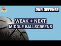 Weak to next  middle ballscreens