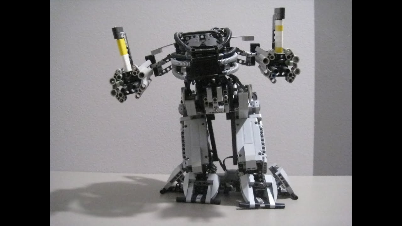 Robocop, Ed209, lego, technic, hot toys, walking, biped, power functions, o...