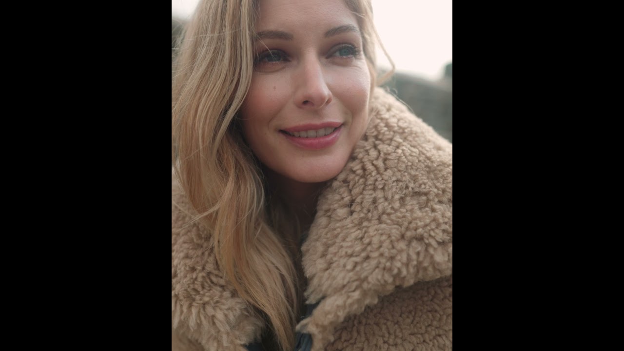 7742 Reversible Sheepskin Duffle Jacket Navy Camel   dropped from SS22