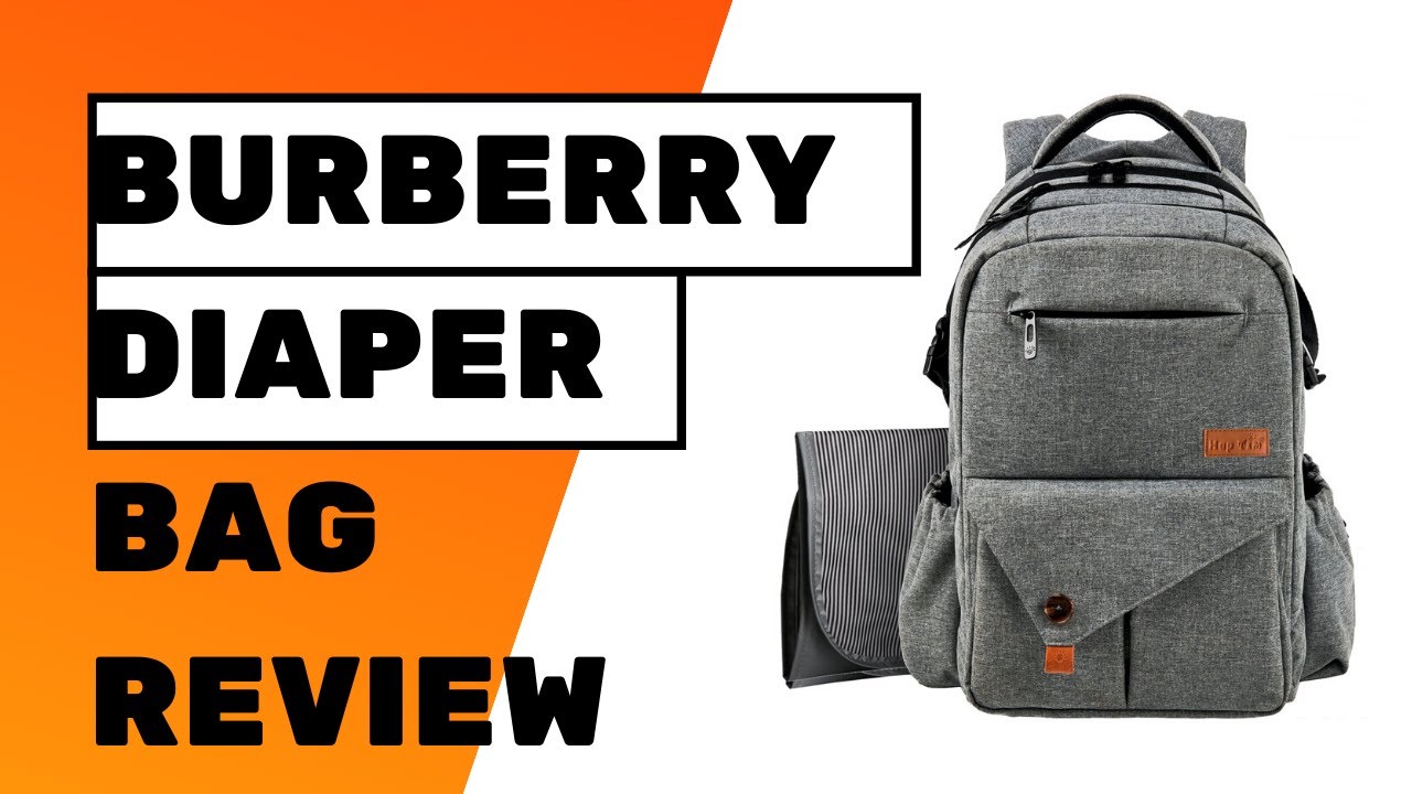 used burberry diaper bag