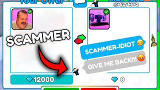 🤣 I SCAMMED a SCAMMER! 😱 AND TOOK BACK DJ TV MAN 💀 | Roblox Toilet Tower Defense