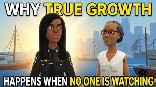 Why True Growth Often Happens When No One is Watching. 