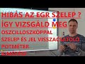 EGR SZELEP VIZSGÁLATA OSZCILLOSZKÓPPAL