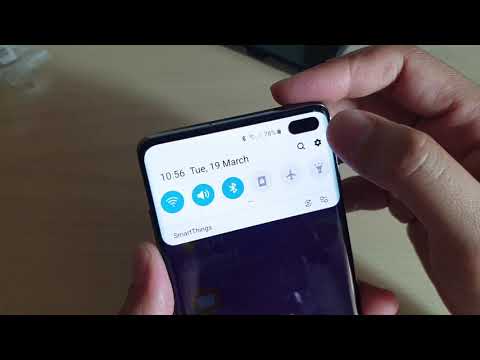 Samsung Galaxy S10: How to Enable / Disable Flight Mode
