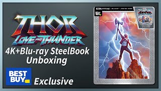 Thor Love and Thunder Best Buy Exclusive 4K 2D Blu-ray SteelBook Unboxing