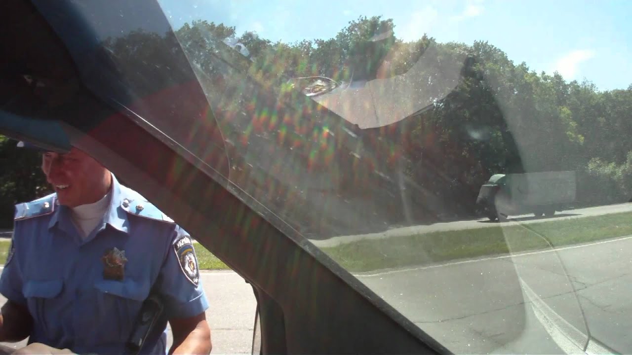 Общение с инспектором ГАИ Донецка - YouTube