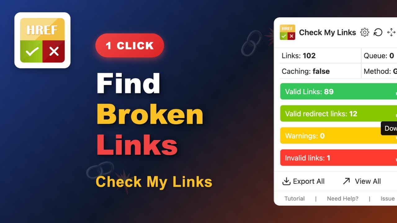 Stop Broken Links in Seconds! ๐ Complete Check My Links Tutorial | # ...
