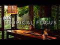 Monsoon Rain Lofi 🌧️ Tropical Jungle Villa & Mud Trail Drive | DuskDeskVibes