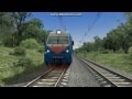 ЭП1М с пассажирским поездом в Train Simulator 2016