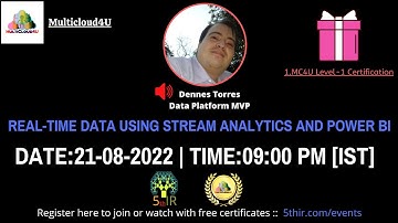 Real-Time data using Stream Analytics and Power BI