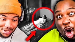 SCREAMING at Scary Ghost videos.... (with CJ DaChamp)