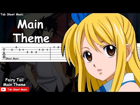 Fairy Tail OST - Main Theme Guitar Tutorial
