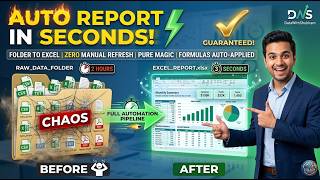 Stop Wasting Hours! Automate Excel Reports in Seconds (No Manual Refresh)