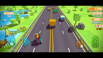 AMAZING RIDING FAST WITH RARE SCOOTER ‼️ BLOCKY HIGHWAY TRAFFIC RACING #blockyhighway #games