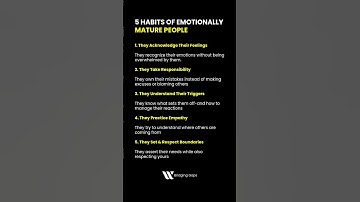 5 Habits That Emotionally Mature People Practice Daily (And Why You Should Too)
