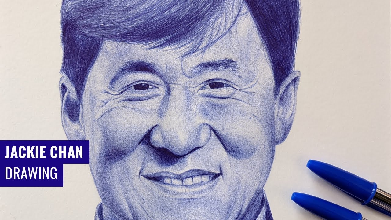 Buy Jackie Chan Original Portrait Drawing Minimalist Commission Online in  India  Etsy
