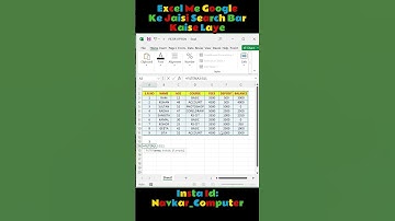 EXCEL BEST TRICKS #excel #navkarcomputer #tips #msword
