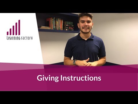 4 Top Tips for Giving Instructions in English