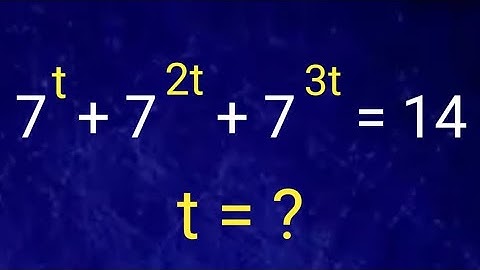 Nice Algebraic Problem |Math Olympiad Question|Can You Solve This?|Exponential Problem