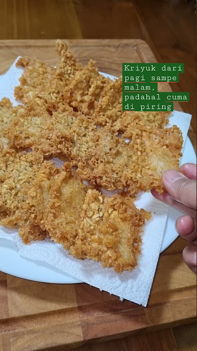 Tempe Krispi Renyah Seharian.