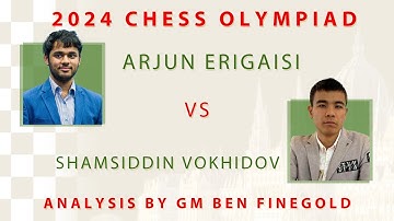 2024 Olympiad Analysis: Arjun Erigaisi vs Shamsiddin Vokhidov