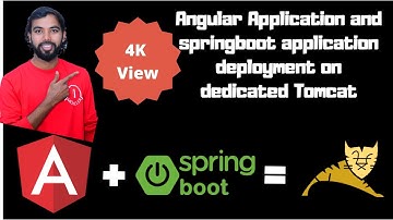 Deploying angular and spring boot application on Dedicated Tomcat server