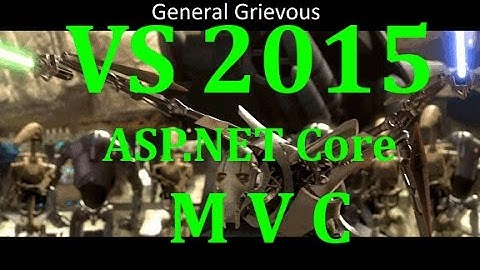 Visual Studio 2015 - MVC ASP.NET CORE - Hello Word from Empty Projects