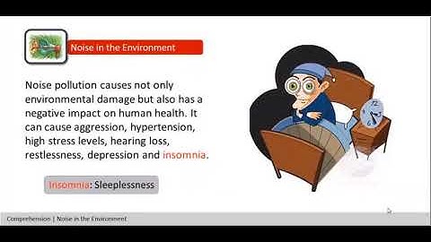 Unit 11 Noise in the Environment