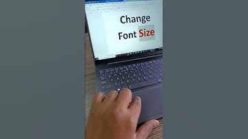 How to Change Font Size in MS Word | Adjust Size of Fonts in MS Word #msword #msoffice