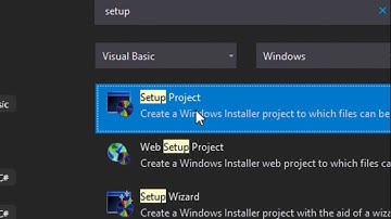 How to Create Setup.exe Visual Studio 2019