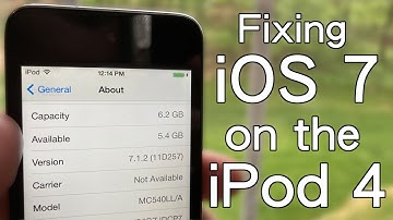 Fixing iOS 7 on the iPod 4 | Part 1