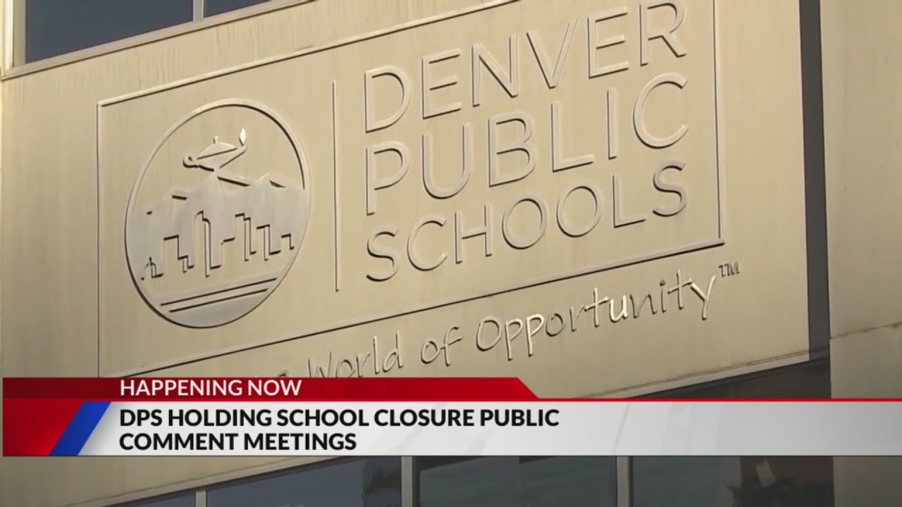 DPS hosting public comment on school closures YouTube