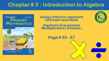 Algebraic Expressions | Multiply |Divide | Mathematics @Sadaf