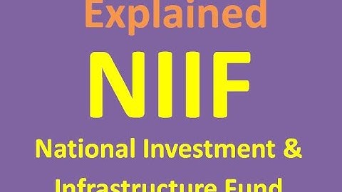 NIIF Explained (National Investment & Infrastructure Fund) | UPSC 2022 | IAS PCS SSC RAS MPPSC HAS