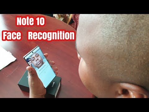 Samsung Galaxy Note 10 Setup Face Recognition Lock Screen Security