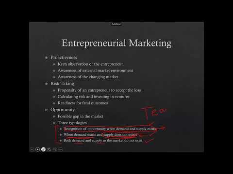 Vidéo: Qu'entend-on par marketing entrepreneurial?