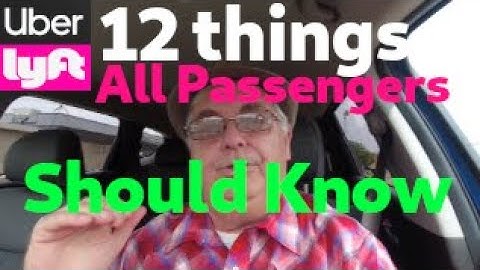Episode 14: 12 Things Every Uber and Lyft Passengers Should Know