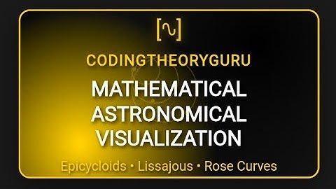 Mathematical Astronomical Visualization | Advanced JavaScript Animation | Space Simulation Coding