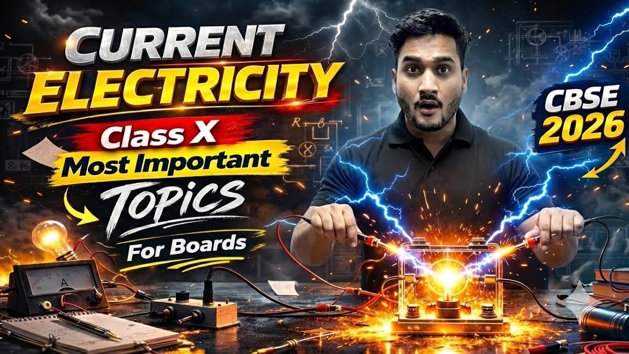Class 10 | Most IMPORTANT TOPICS & QUESTIONS || Physics || Electricity ||