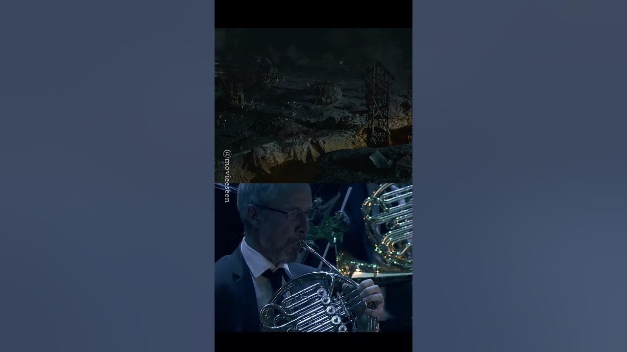 Watch this beautiful Isengard scene again with the Danish orchestra.#lordoftherings  #ringsofpower