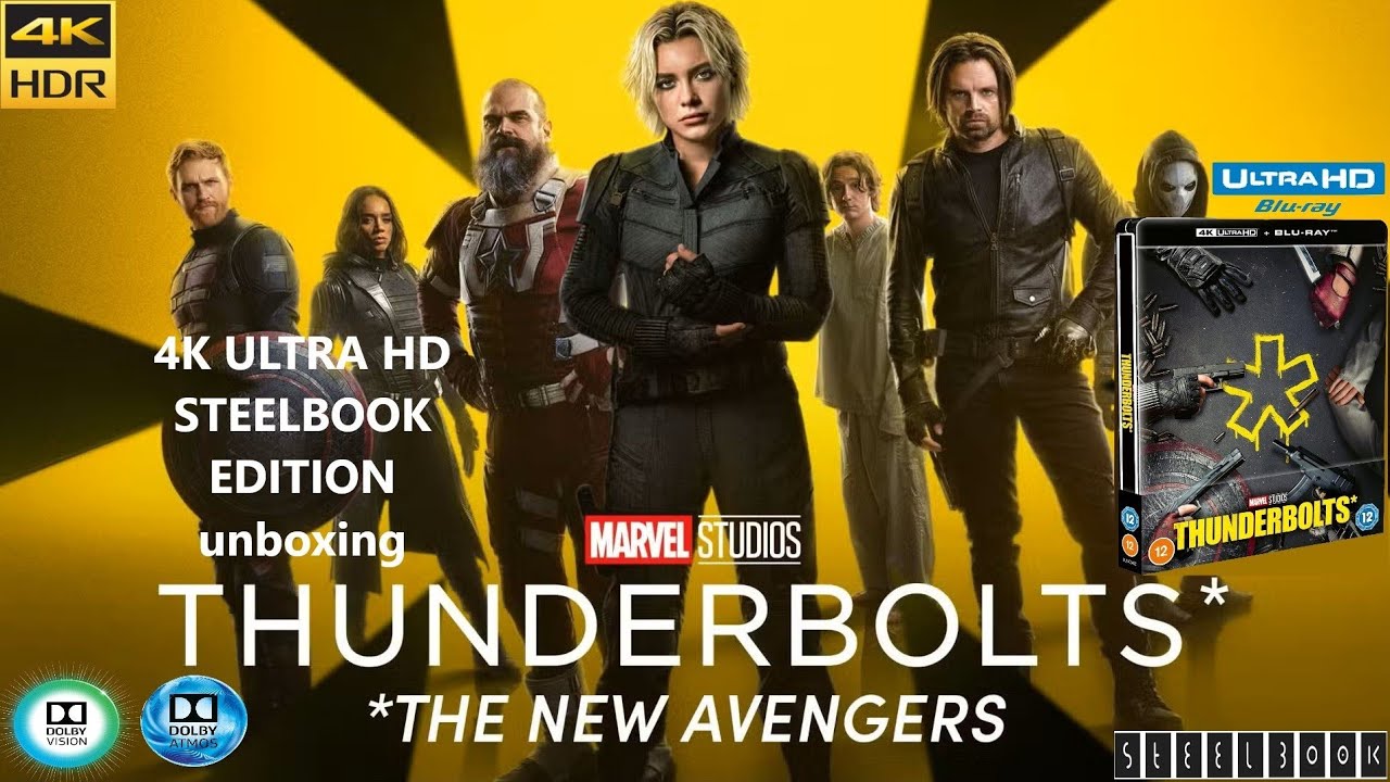 THUNDERBOLTS *THE NEW AVENGERS - 4K ULTRA HD Blu-ray STEELBOOK Edition - unboxing